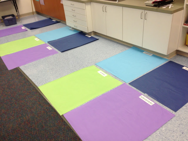 fraction anchor charts--building models of equal parts