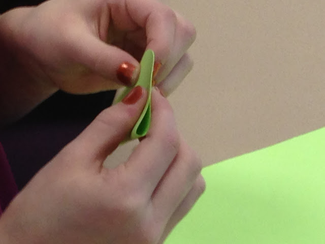 Paper folding to find fractions