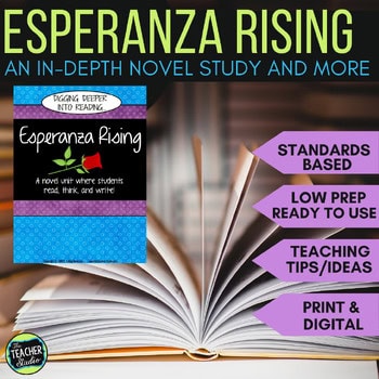 Esperanza Rising Low Prep Novel Study and Comprehension Guide - Print & Digital