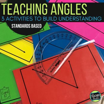 Angle Activities!  3 Angles Lessons to Deepen Understanding