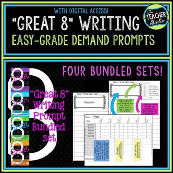 On Demand Writing Prompts Assessments - Easy-Grade  - Print and Digital