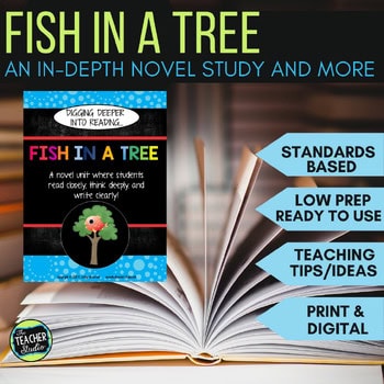 Fish in a Tree Novel Study - Fish in a Tree Comprehension and Teaching Guide