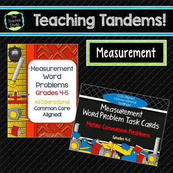 Measurement Word Problems and Measurement Conversions Activities