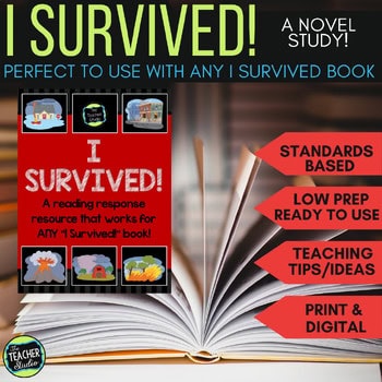 I Survived Series Reading Response Resource for ANY I Survived Novel Study