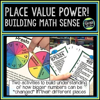 Place Value Activities:  Improving Place Value and Number Sense