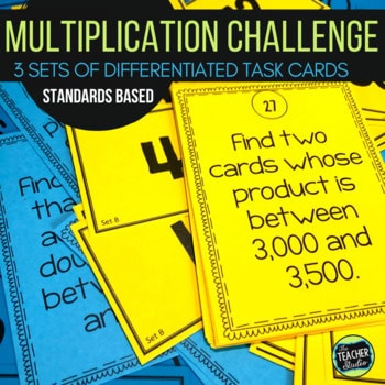 Multidigit Multiplication Math Challenge - Multi Digit Multiplication Activities