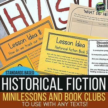 Historical Fiction Book Study - Teaching Historical Fiction Activities and MORE!