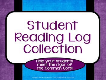 Independent Reading Logs Set 2