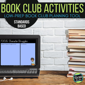 Book Club Activities  - Response to Reading Activities for Any Text