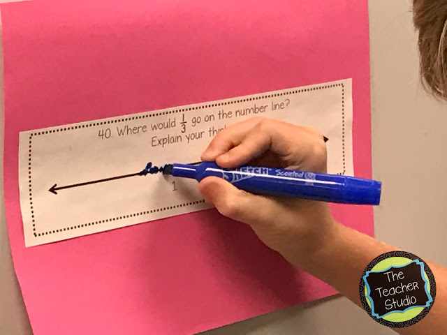 fraction number lines, critiquing reasoning, teaching fractions, fraction activities, fraction lessons