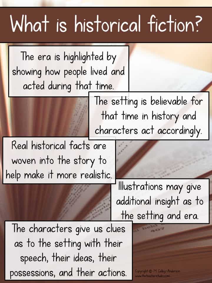 characteristics of historical fiction
